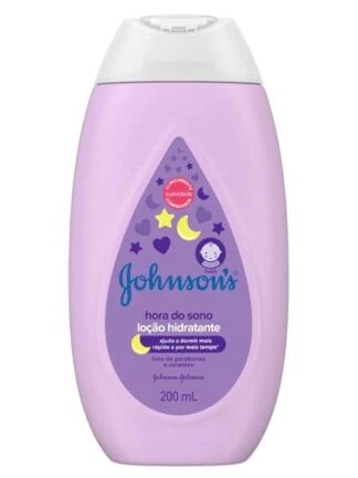 Loção Hidratante Relaxante Para Uso Diário Johnson's Baby Hora Do Sono, 200mL