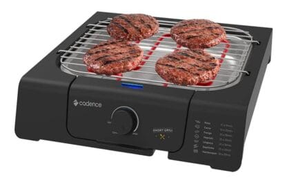 Churrasqueira Grill Eletrica Cadence Short, 1200W, Preto, 110V, GRL805