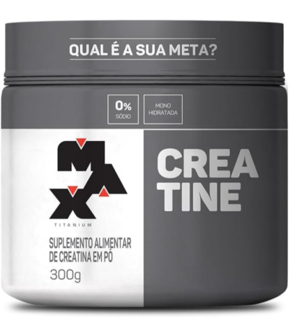 Max Titanium Creatina - Suplemento alimentar de creatina em pó, 300g