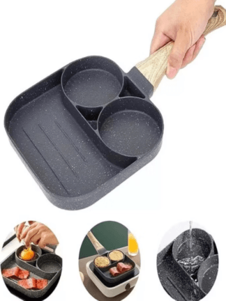 Frigideira Antiaderente 3 Furos