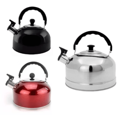 Chaleira Em Aço Inox Apito de segurança