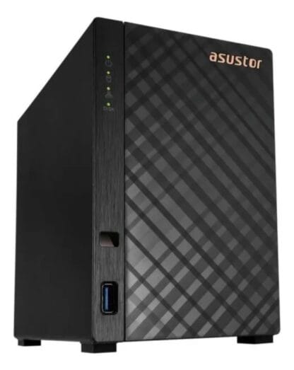 Storage Asustor 2 Baias As1102tl Quadcore Ddr4 Até 40tb