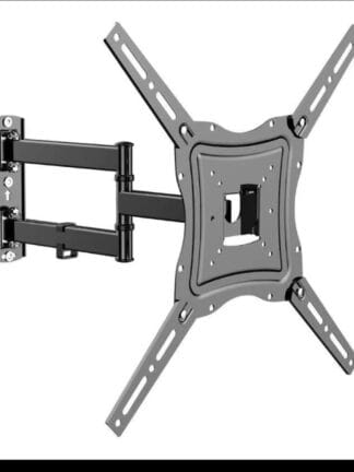 Suporte Para tv tri articulado com braço longo 26 a 60" aquário cor preto