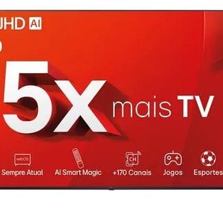 Smart TV LG 50" 4K UHD LED Alexa, ThinQ AI, HDR10, WebOS 24 Controle Smart Magic- 50UT8050