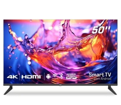 Smart TV 50" HQ UDE50HR315LN 4K com Conversor Digital 3 HDMI 2 USB WI-FI Android 11 Design Slim e Tela Frameless