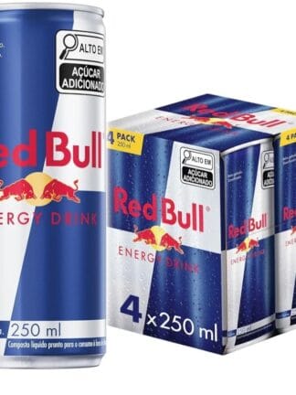 Pack de 4 Latas Red Bull Energético, Energy Drink, 250ml