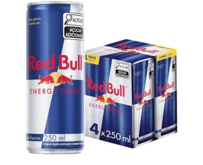 Pack de 4 Latas Red Bull Energético, Energy Drink, 250ml