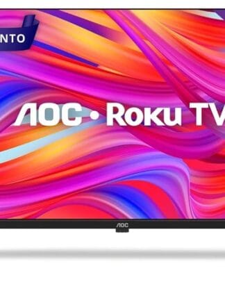 AOC, Smart TV, Roku 43'' Full HD, 43S5045/78G, com HDMI, USB, Wi-Fi, Conversor Digital