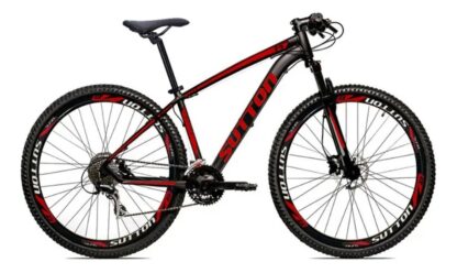 27v Freio Hidráulico Cor Preto/Vermelho Tamanho do quadro 19