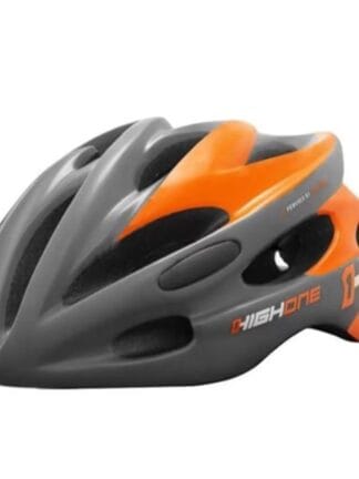 Capacete High One Volcano New C/luz Cinza/laranja Tam.M