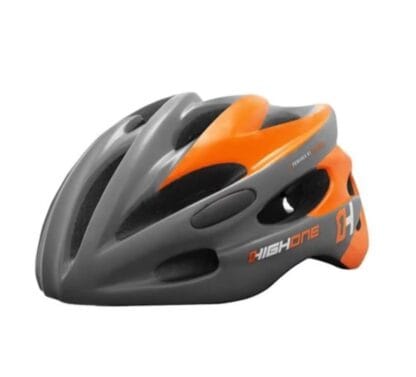 Capacete High One Volcano New C/luz Cinza/laranja Tam.M