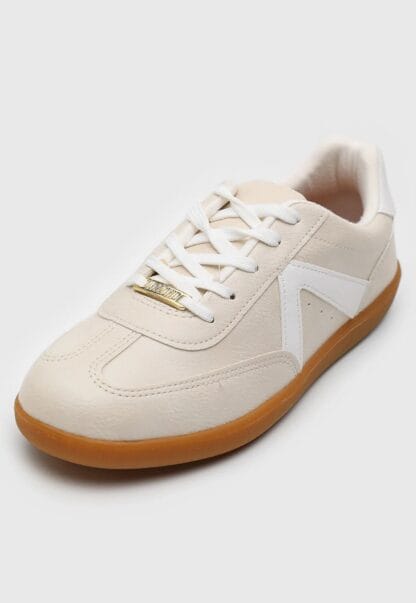Tênis Vizzano Recorte Lateral Off-
White