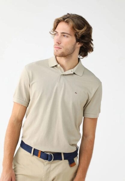 Camisa Polo Aramis Bege