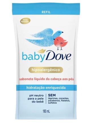 Baby Dove Refil Sabonete Líquido Hidratação Enriquecida 180Ml
