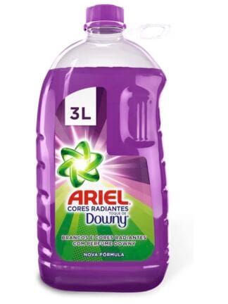Lava Roupas Ariel Cores Radiantes Toque de Downy - 3L
