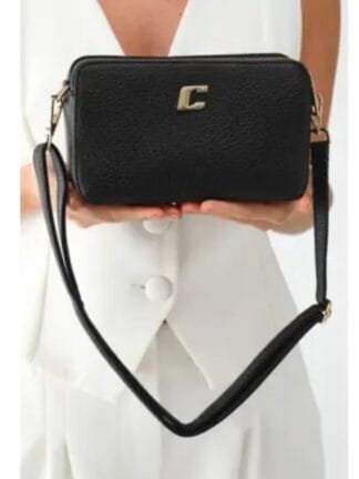 Bolsa Transversal Feminino Alça Ajustável Preta