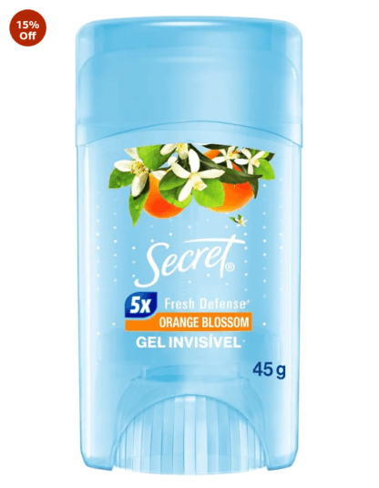 Secret Gel Invisible Desodorante Orange Blossom 45 G(A embalagem pode variar)