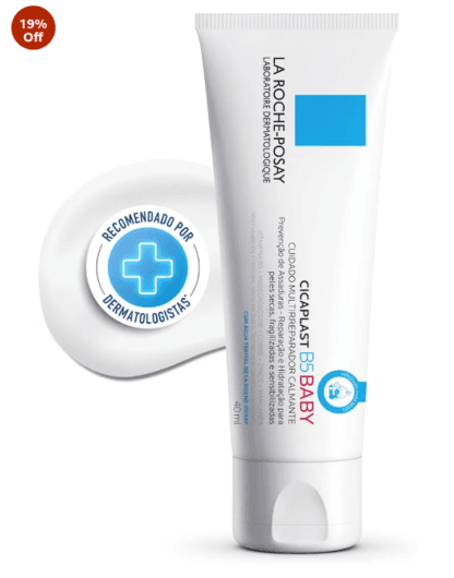 La Roche-Posay, Cicaplast B5 Baby Creme Multirreparador Calmante e Preventivo de Assaduras 40ml