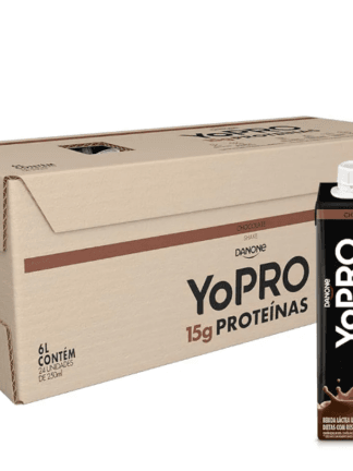 Pack YoPRO Bebida Láctea UHT Chocolate 15g de proteínas 250ml - 24 unidades