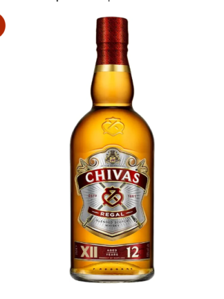 Whisky Chivas Regal 12 anos Blended Escocês - 750 ml