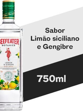 Beefeater Botanics Limão & Gengibre – 750 ml