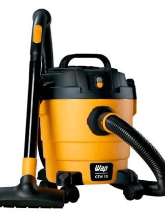 WAP Aspirador de Pó e Água GTW 10, Compacto, 10 Litros, com Mangueira de 1,5 Metros, Filtro Lavável, 140mbar 1400W 127V