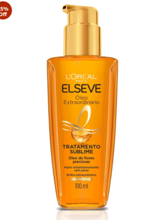 L'Oréal Paris Elseve Óleo Finalizador Óleo Extraordinário, Anti Frizz, Protetor Térmico, 100ml