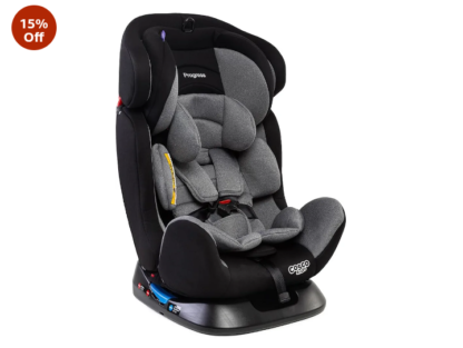 Cosco Kids, Cadeirinha Progress, 0 a 36kg, Cinza Mescla