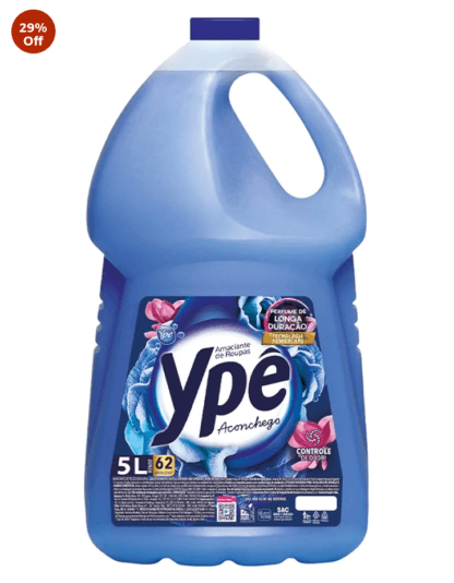 Ypê Amaciante Tradicional Aconchego 5L (Embalagem pode variar)