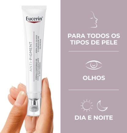 EUCERIN Creme de Olhos Clareador de Olheiras 15ml, Anti-Pigment, Antimanchas, Thiamidol