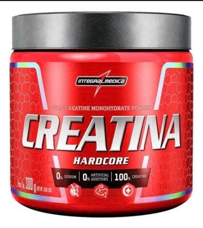 Creatina Hardcore 100% Pura 300g Integralmedica