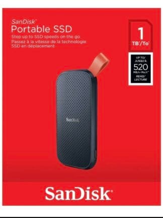 Disco Sólido Externo Sandisk Ssd Sdssde30-1t00 1tb Preto