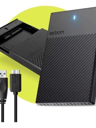 Case Externo Gaveta Hd Sata 2.5 Notebook Slim Usb 3.0 5 Gbps Cinza-escuro