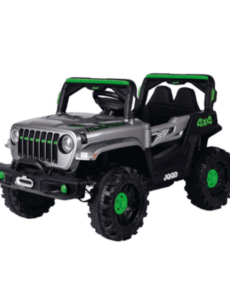 Zippy Toys, Carro Elétrico Jipe Off Road 12V com Controle Remoto - Cinza
