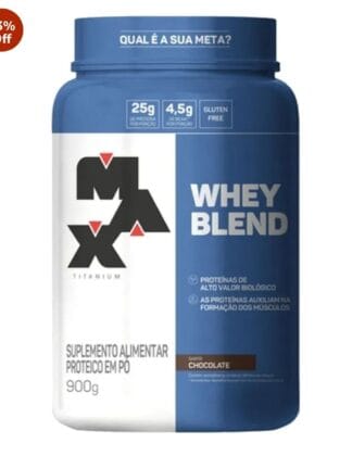 Max Titanium Whey Blend (900G) - Sabor Chocolate