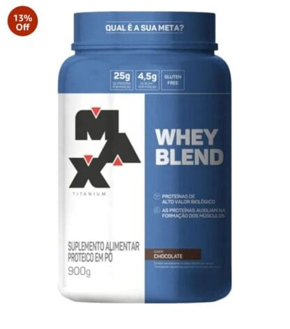 Max Titanium Whey Blend (900G) - Sabor Chocolate