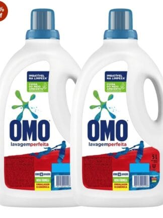 Omo 2 Unidades Det Líquido Lavag Perfeita 5L
