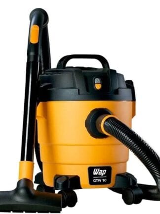 WAP Aspirador de Pó e Água GTW 10, Compacto, 10 Litros, com Mangueira de 1,5 Metros, Filtro Lavável, 140mbar 1400W 127V