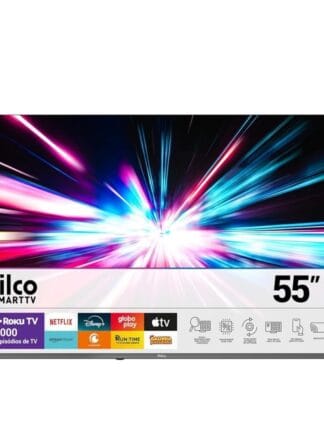 Smart TV 55" Philco 4K UHD LED Roku TV Dolby Audio P55CRA