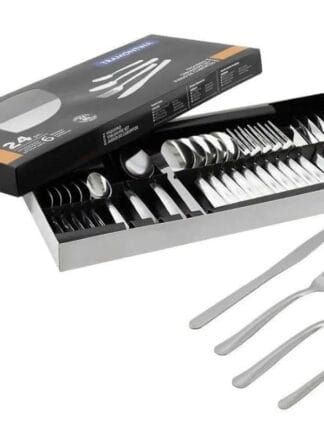 Faqueiro em Aço Inox Búzios com 24 Peças