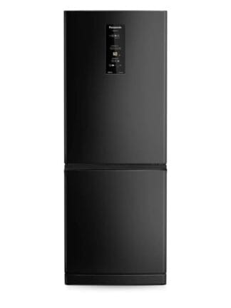 Geladeira Panasonic BB64 Black Inox Inverse Frost Free 460L Inverter A+++ - NR-BB64PV1B 127V