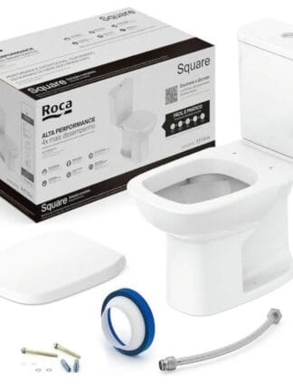 Roca Kit Vaso Sanitário com Caixa Acoplada e Assento Soft Close Square
