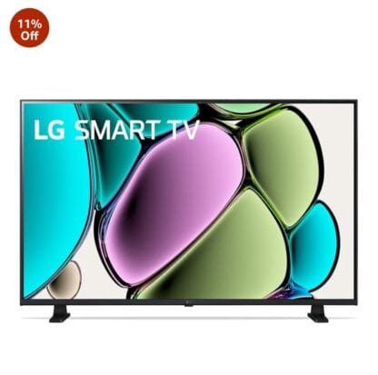 Smart TV 32" LG HD 32LR650BPSA Processador α5 Ger6 AI Alexa integrado LG Channels webOS 23 compatível com Controle Smart Magic
