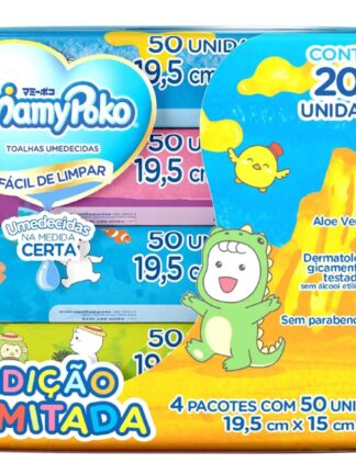 MamyPoko Lenços Umedecidos Edição Limitada 200 Unidades