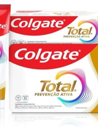 Colgate Creme Dental Total 12 Anti Tártaro 3 Unid 90G