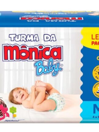 Turma da Mônica - Fralda Baby Giga M, 90 Unidades