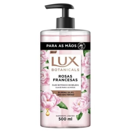 Sabonete Liquido Lux 500Ml Glicer.Flor De Cerejei