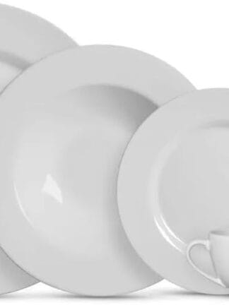Aparelho de Jantar 20 pçs Branco Liso Alleanza