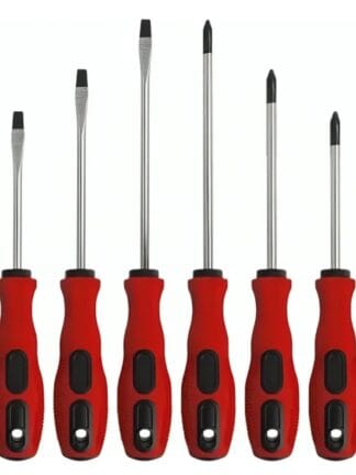 Kit Jogo De Chave De Fenda / Phillips Com 6 Peças Imantadas