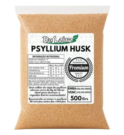 PSYLLIUM HUSK FIBRA (100% NATURAL) 500g - PSILLIUM